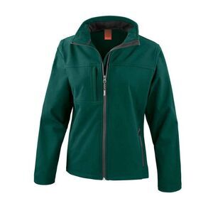 Result Womens/Ladies Classic Softshell Soft Shell Jacket / Bottle Green